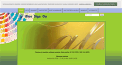 Desktop Screenshot of bluesign.fi